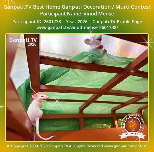 Vinod Mense Ganpati 2026