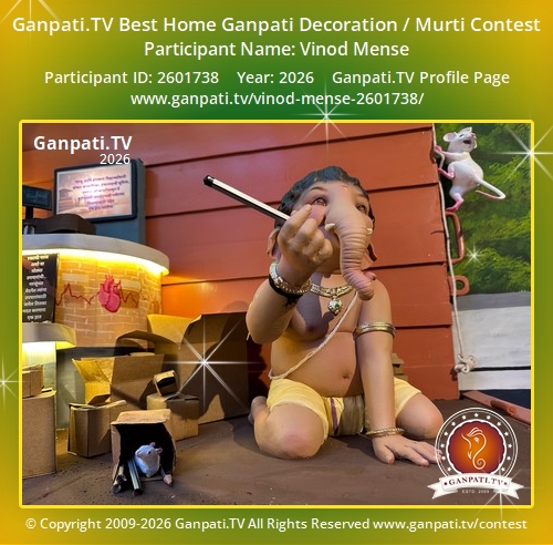 Vinod Mense Ganpati 2026