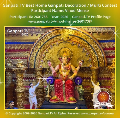 Vinod Mense Ganpati 2026