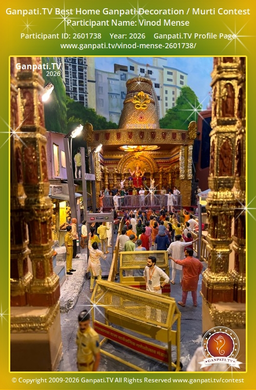 Vinod Mense Ganpati 2026