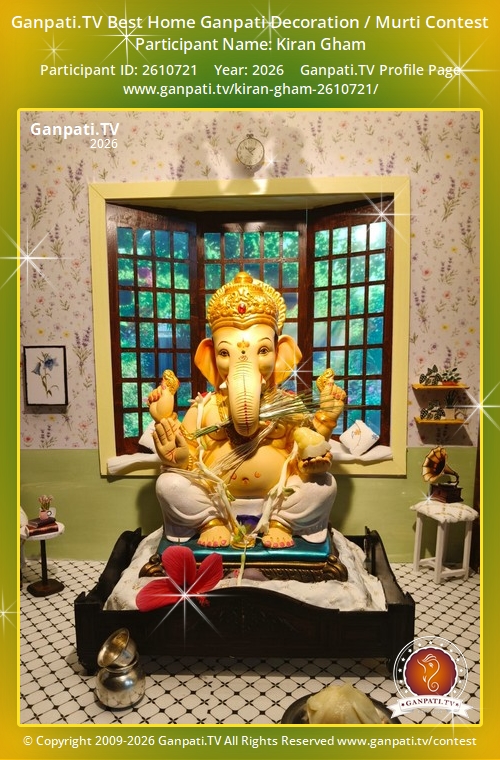 Kiran Gham Ganpati 2026