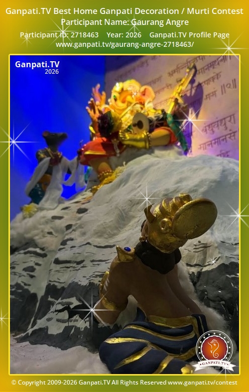 Gaurang Angre Ganpati 2026