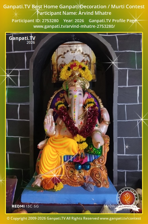 Arvind Mhatre Ganpati 2026