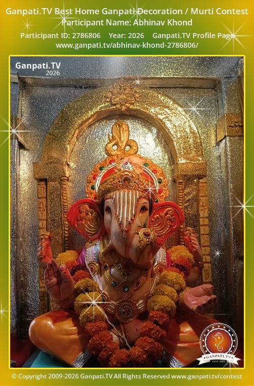 Abhinav Khond Ganpati 2026