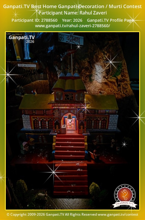 Rahul Zaveri Ganpati 2026