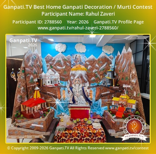 Rahul Zaveri Ganpati 2026