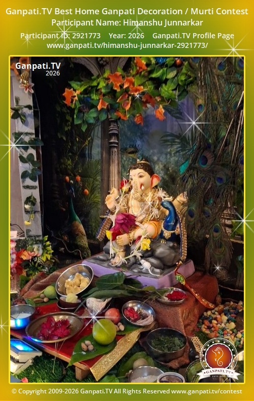 Himanshu Junnarkar Ganpati 2026