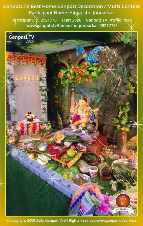 Himanshu Junnarkar Ganpati 2026