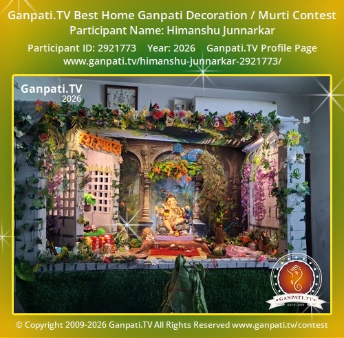 Himanshu Junnarkar Ganpati 2026