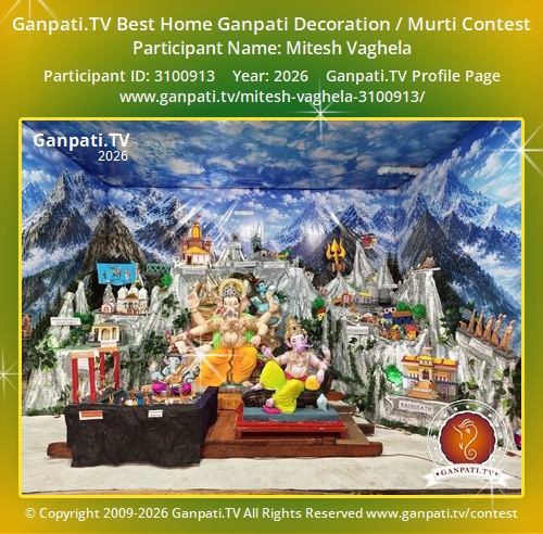 Mitesh Vaghela Ganpati 2026