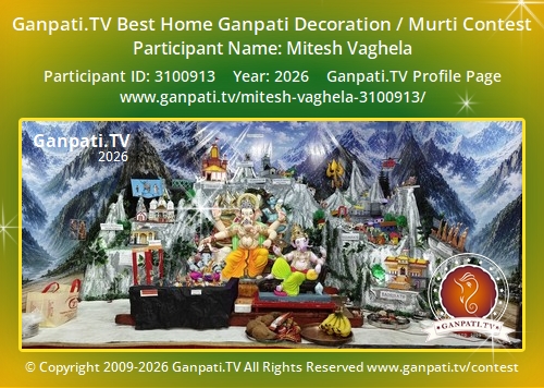 Mitesh Vaghela Ganpati 2026