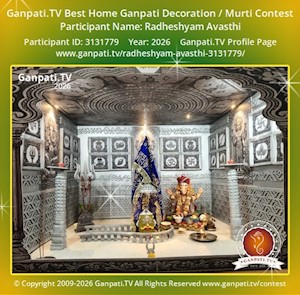 Radheshyam Avasthi Home Ganpati Picture