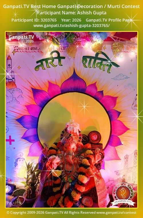 Ashish Gupta Ganpati 2026