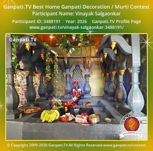 Vinayak Salgaonkar Ganpati 2026