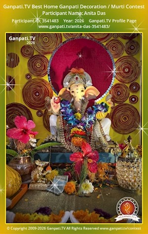 Anita Das Home Ganpati Picture
