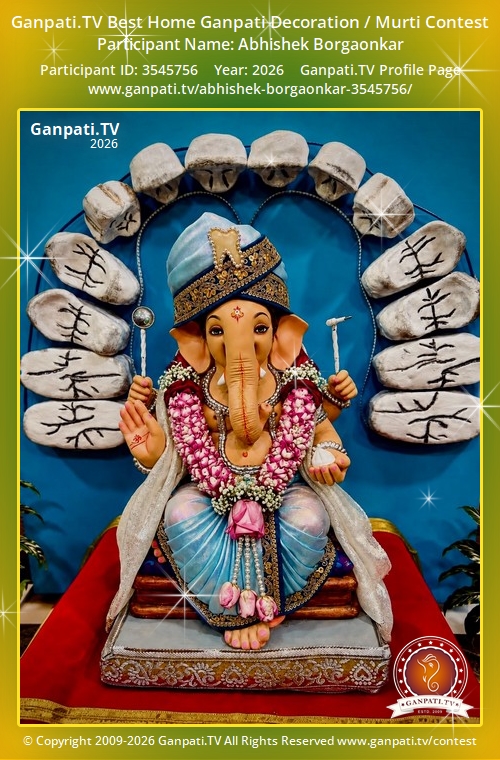 Abhishek Borgaonkar Ganpati 2026