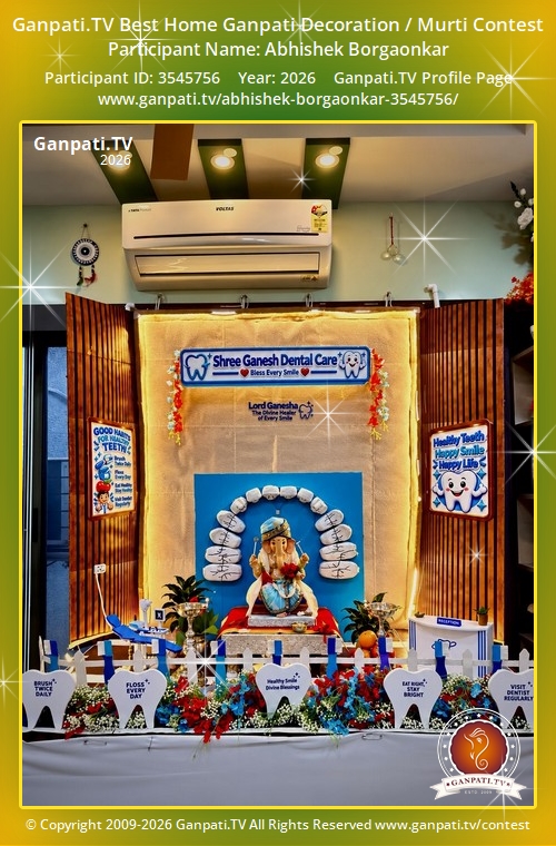 Abhishek Borgaonkar Ganpati 2026