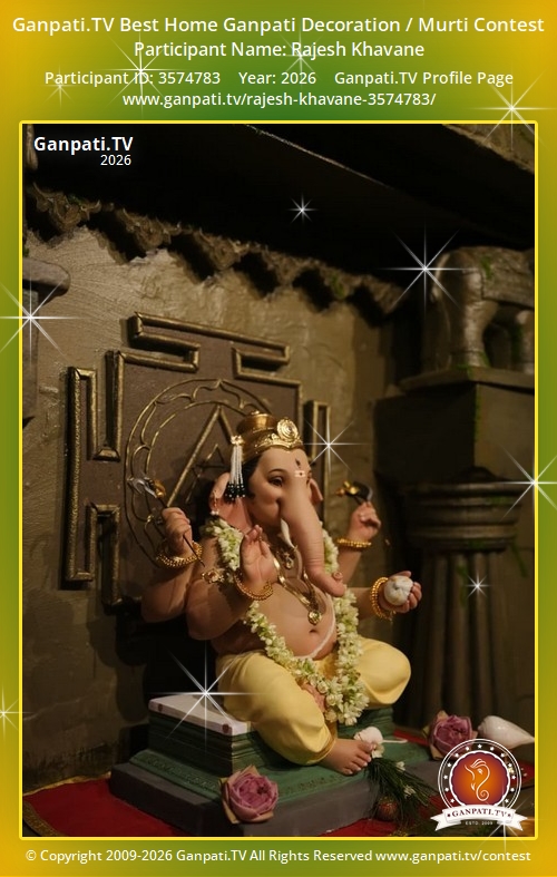 Rajesh Khavane Ganpati 2026