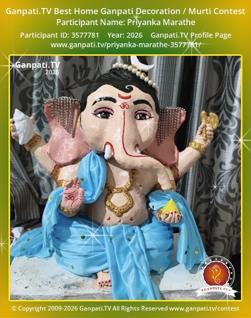 Priyanka Marathe Ganpati 2026