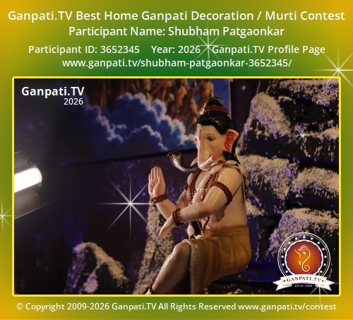 Shubham Patgaonkar Ganpati 2026