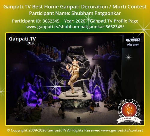 Shubham Patgaonkar Ganpati 2026