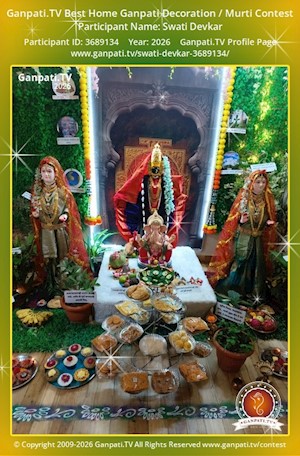 Swati Devkar Home Ganpati Picture