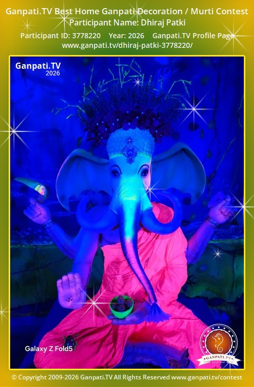 Dhiraj Patki Ganpati 2026