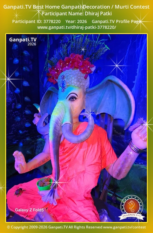 Dhiraj Patki Ganpati 2026