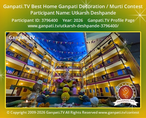 Utkarsh Deshpande Ganpati 2026