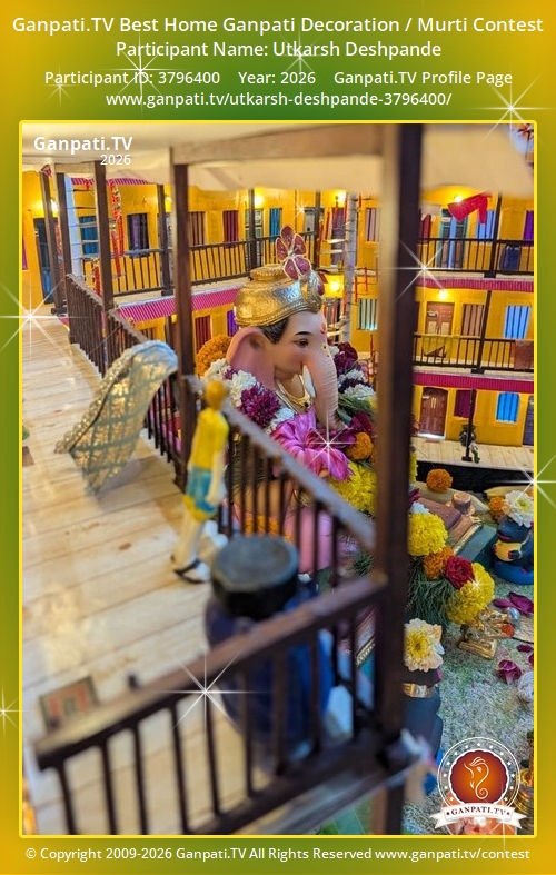 Utkarsh Deshpande Ganpati 2026