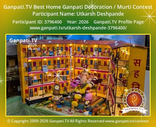 Utkarsh Deshpande Ganpati 2026