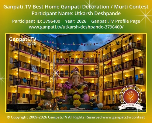 Utkarsh Deshpande Ganpati 2026