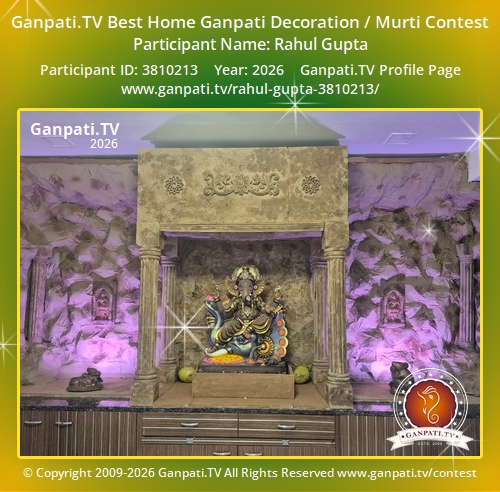 Rahul Gupta Ganpati 2026