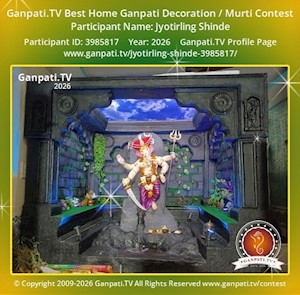 Jyotirling Shinde Home Ganpati Picture