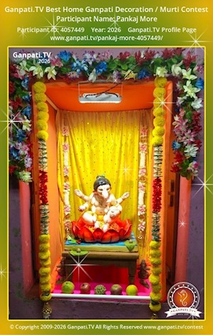 Pankaj More Home Ganpati Picture
