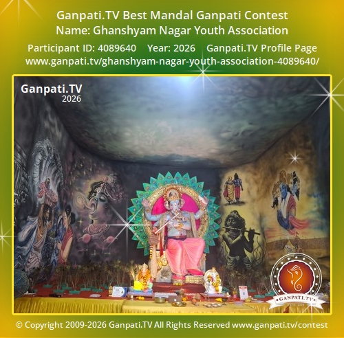 Ghanshyam Nagar Youth Association Ganpati 2026