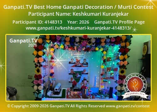 Keshkumari Kuranjekar Ganpati 2026