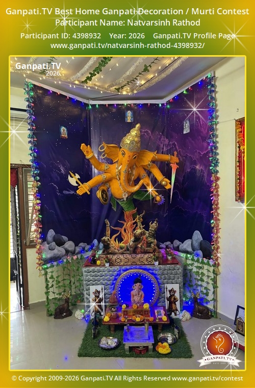 Natvarsinh Rathod Ganpati 2026