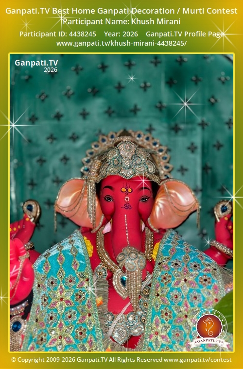 Khush Mirani Ganpati 2026
