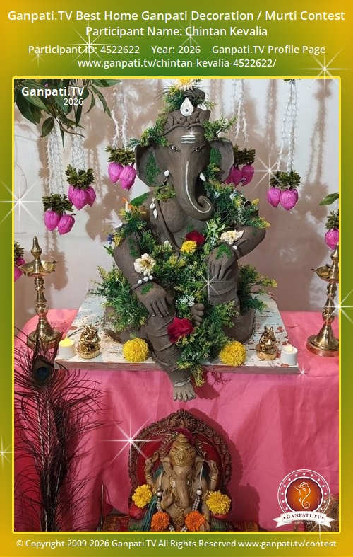 Chintan Kevalia Ganpati 2026