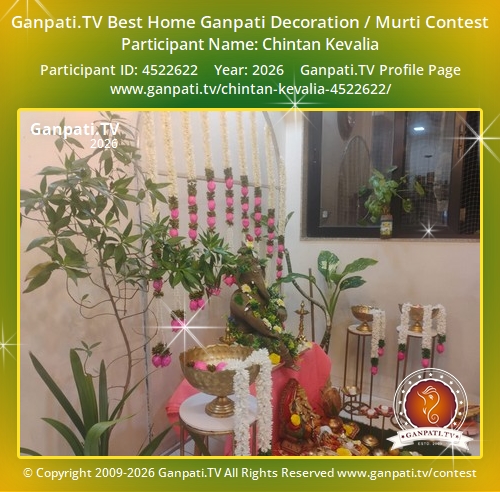 Chintan Kevalia Ganpati 2026