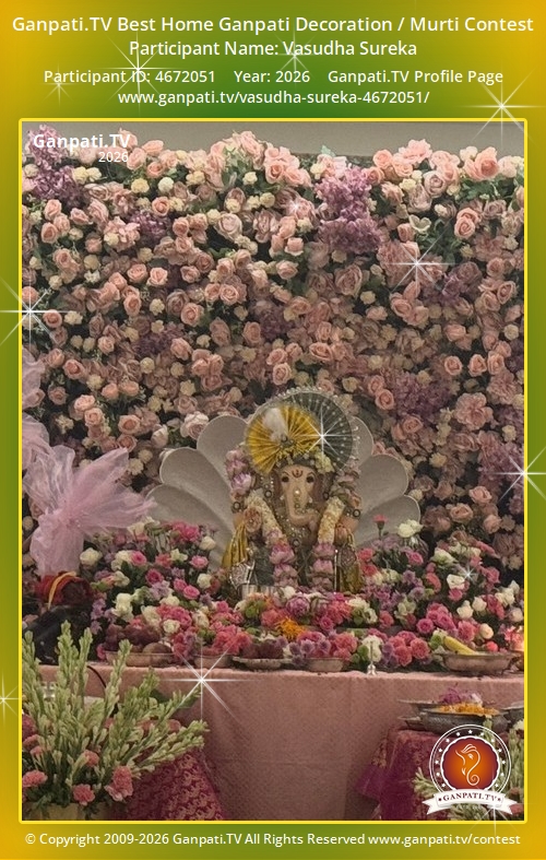 Vasudha Sureka Ganpati 2026