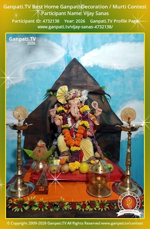 Vijay Sanas Home Ganpati Picture