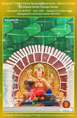 Esarapu Kumar Home Ganpati Picture