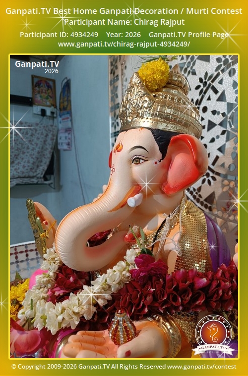 Chirag Rajput Ganpati 2026