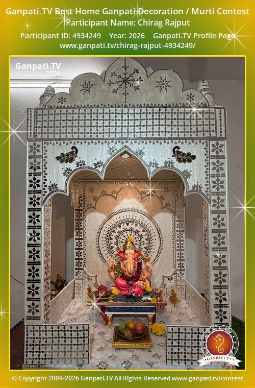 Chirag Rajput Ganpati 2026