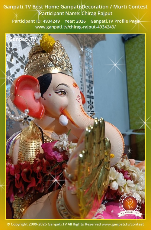 Chirag Rajput Ganpati 2026