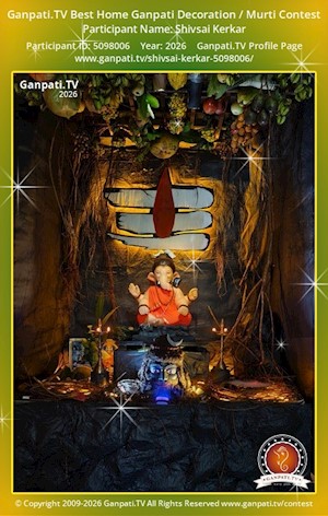 Shivsai Kerkar Home Ganpati Picture