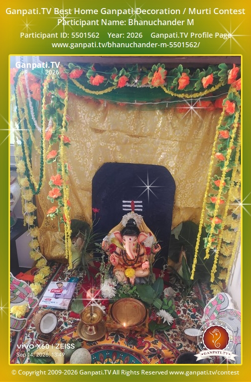 Bhanuchander M Ganpati 2026