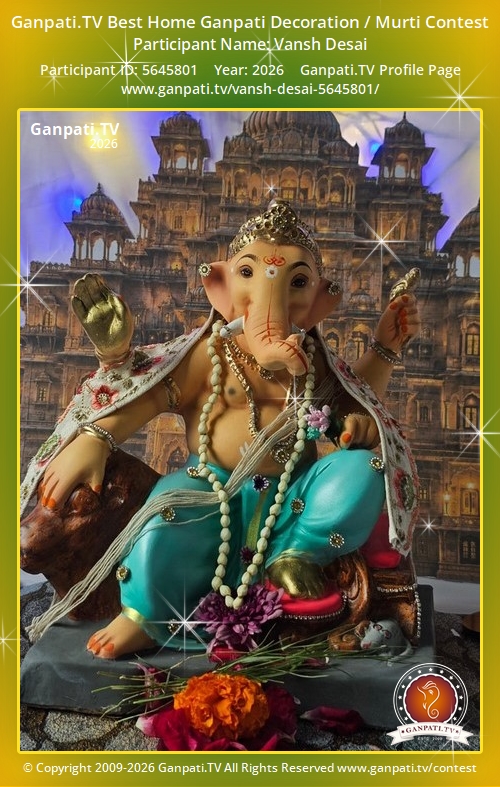 Vansh Desai Ganpati 2026